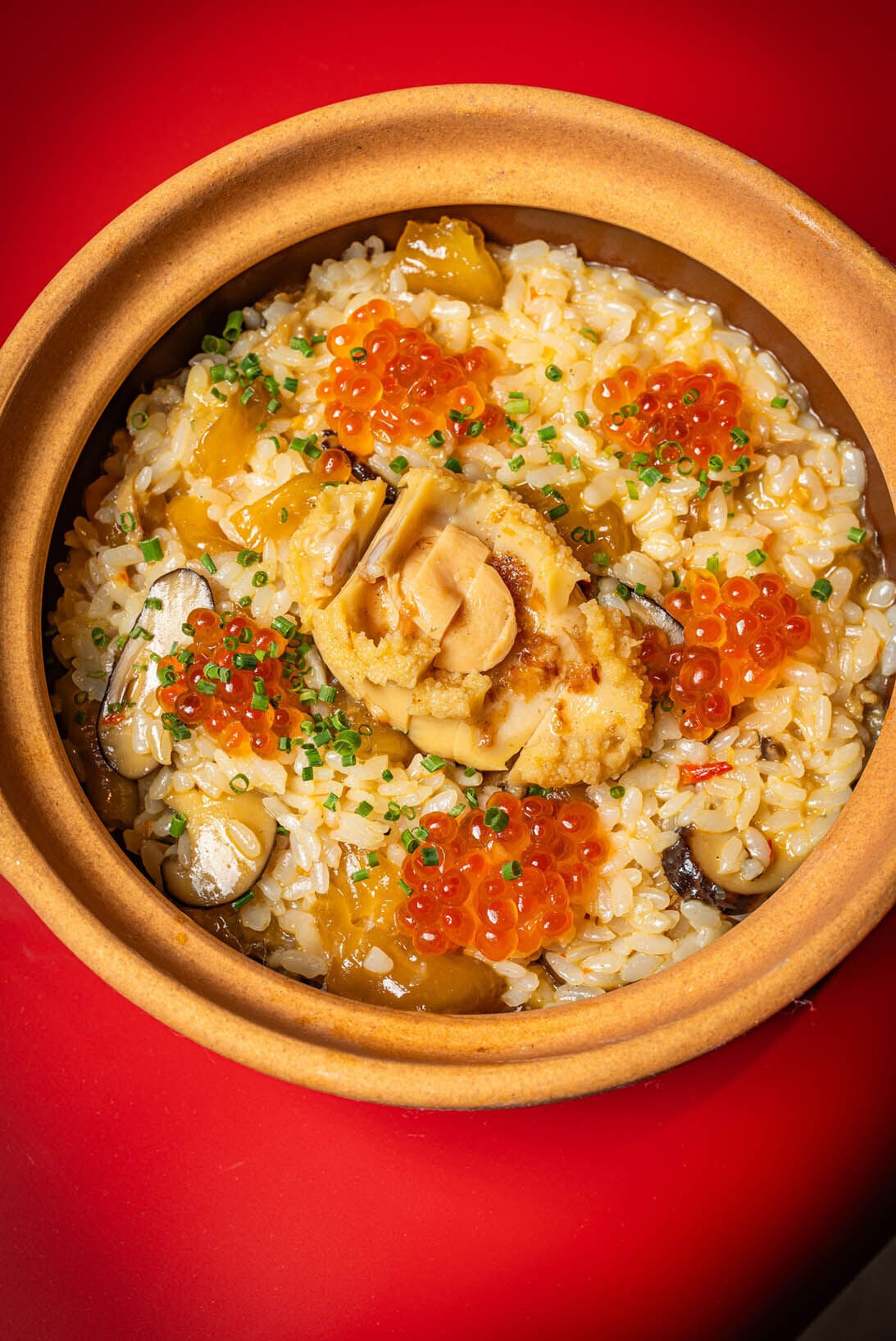 辣味花膠鮑魚雞皮意大利飯 2
