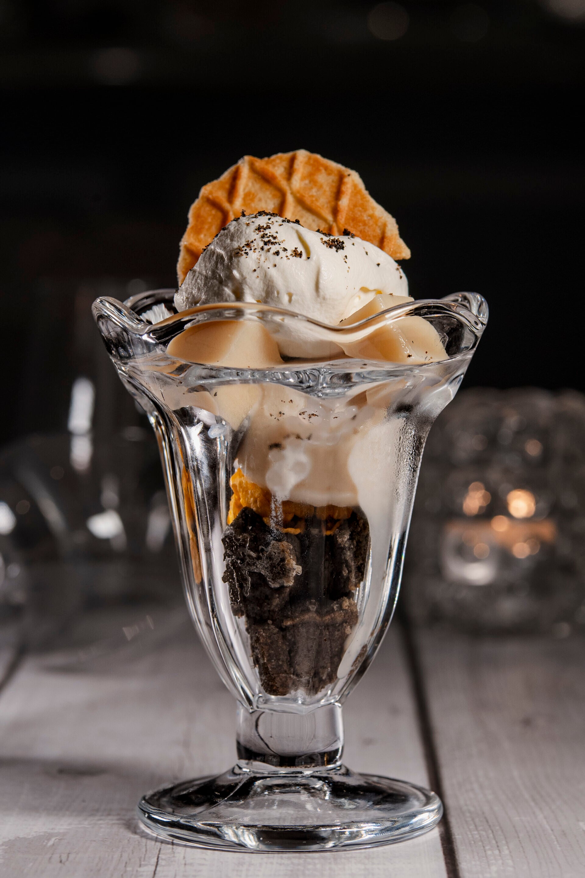 Black & White Parfait 「黑白」芝麻布朗尼法式芭菲配日本豆腐雪糕1