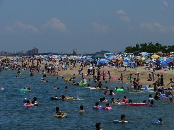 日本阪南市箱作海水浴場