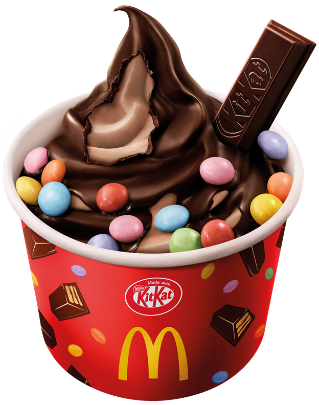 B2. Chocolate Kitkat Parfait