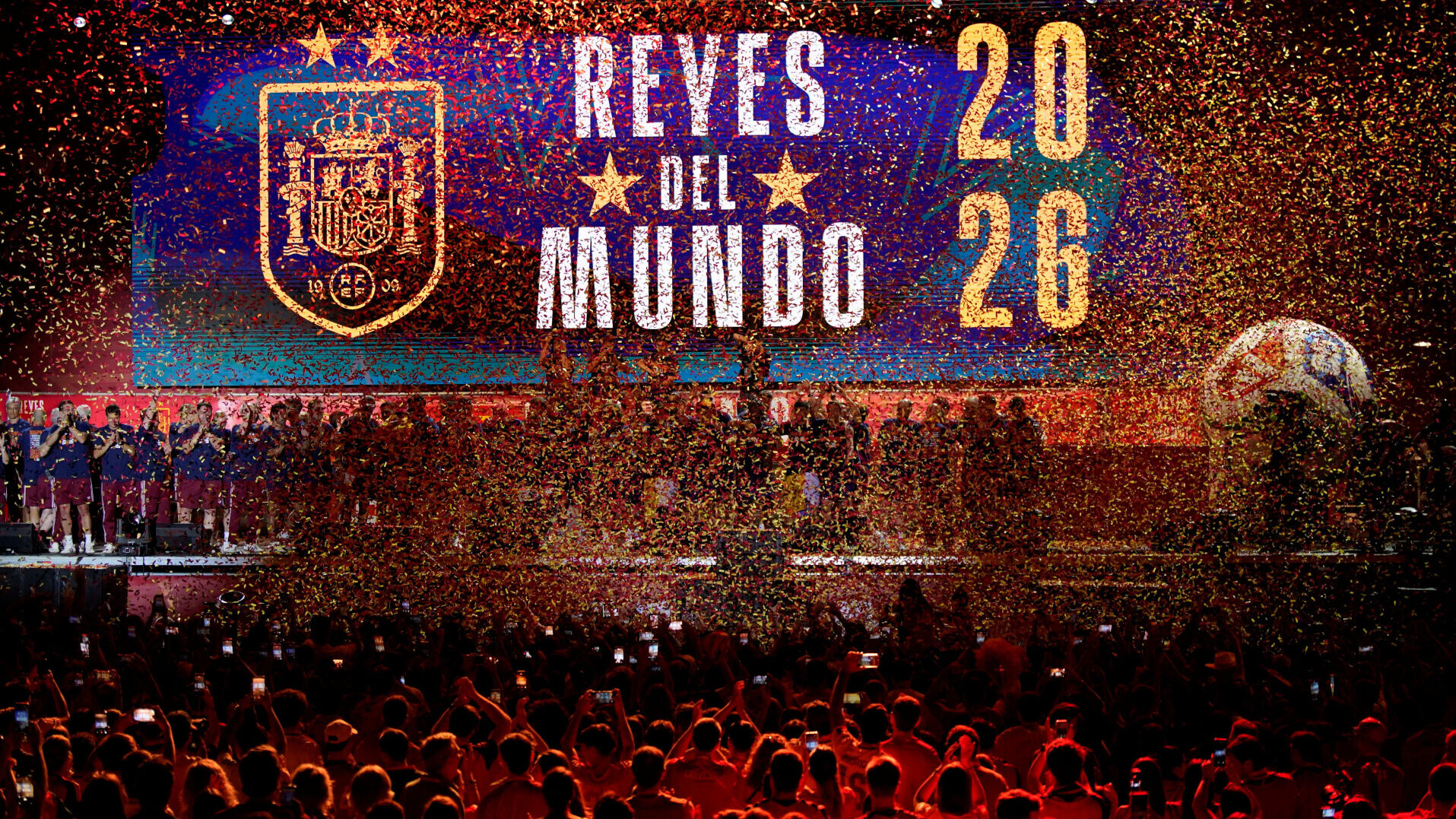 2026 07 20T220446Z 532845028 UP1EM7K1O2G3N RTRMADP 3 SOCCER WORLDCUP ESP CELEBRATIONS
