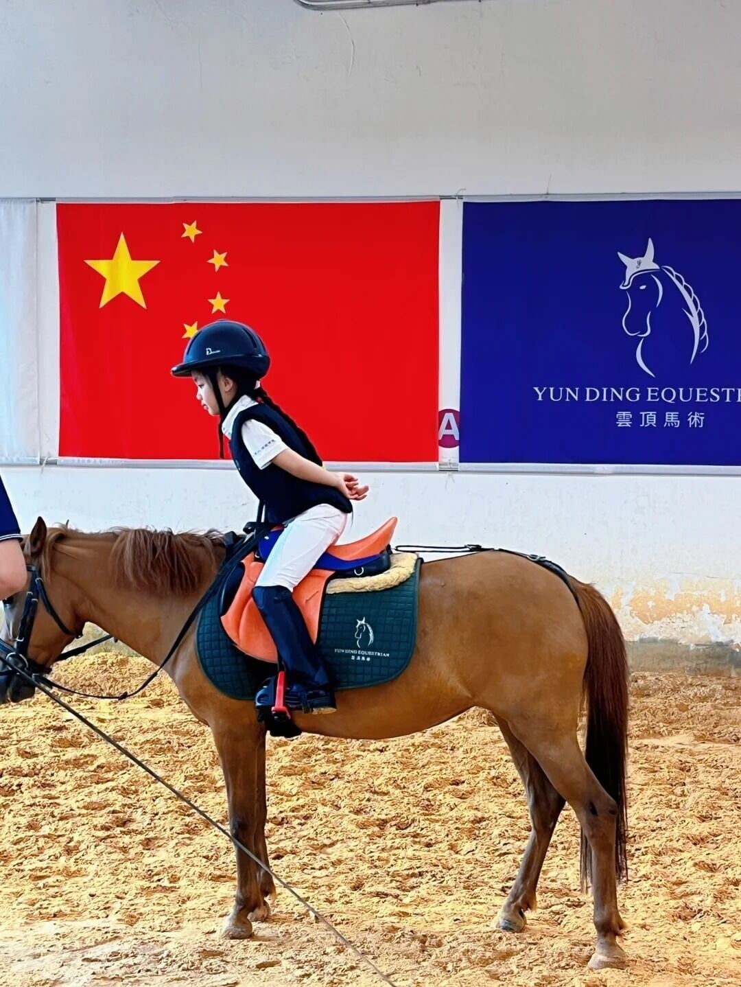 深圳地鐵13號線北延段沿線景點:光明大仟里內還能騎馬!在B區3樓設有馬術體驗學校,提供室內騎馬體驗與專業課程,不時舉辦小馬巡遊、餵食互動等活動,為商場一大特色。(圖片來源:雲頂馬術@小紅書)
