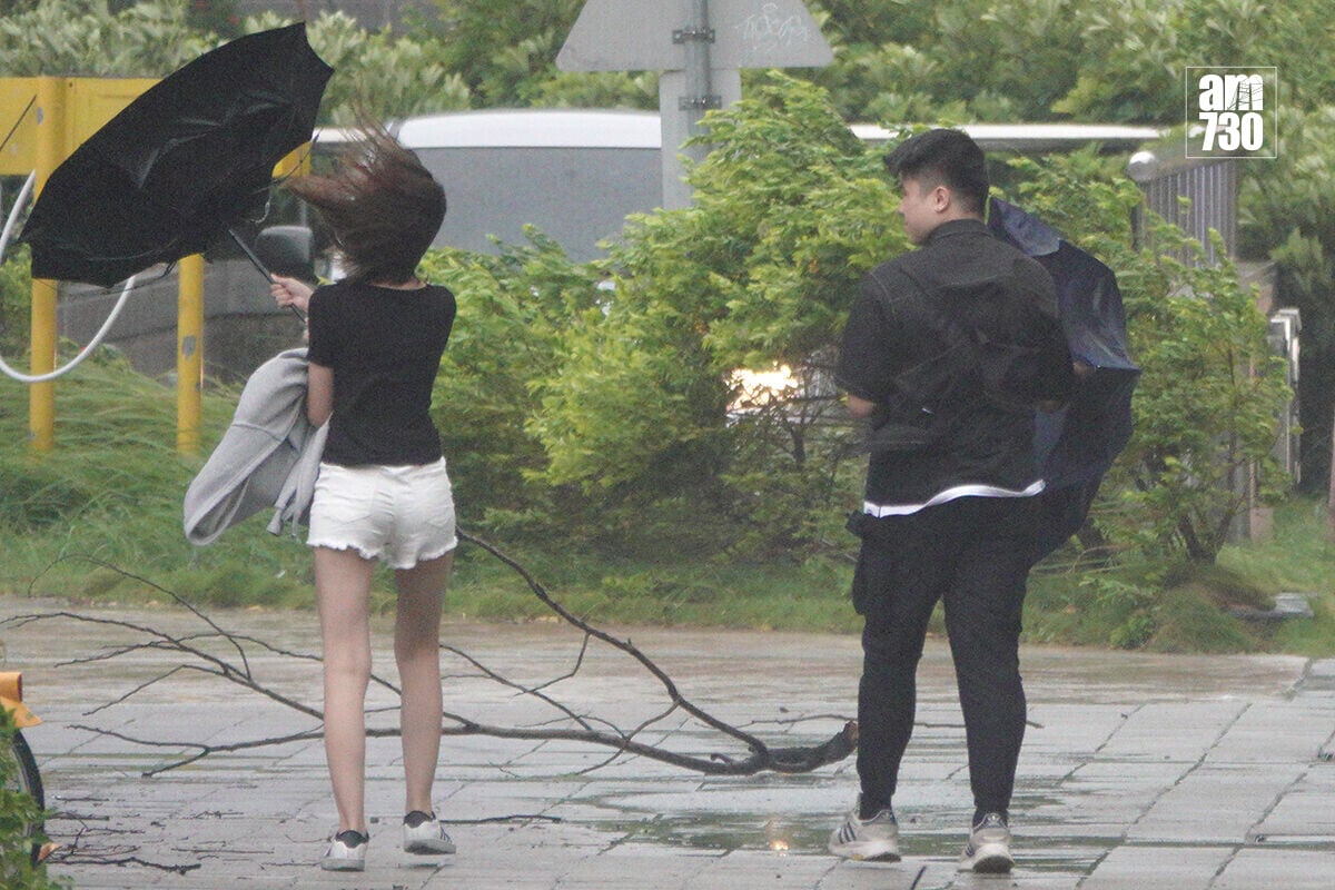 台灣不時受颱風吹襲或暴雨影響。(資料圖片/中通社)
