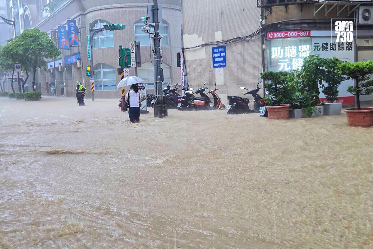 台灣不時受颱風吹襲或暴雨影響。(資料圖片/中通社)
