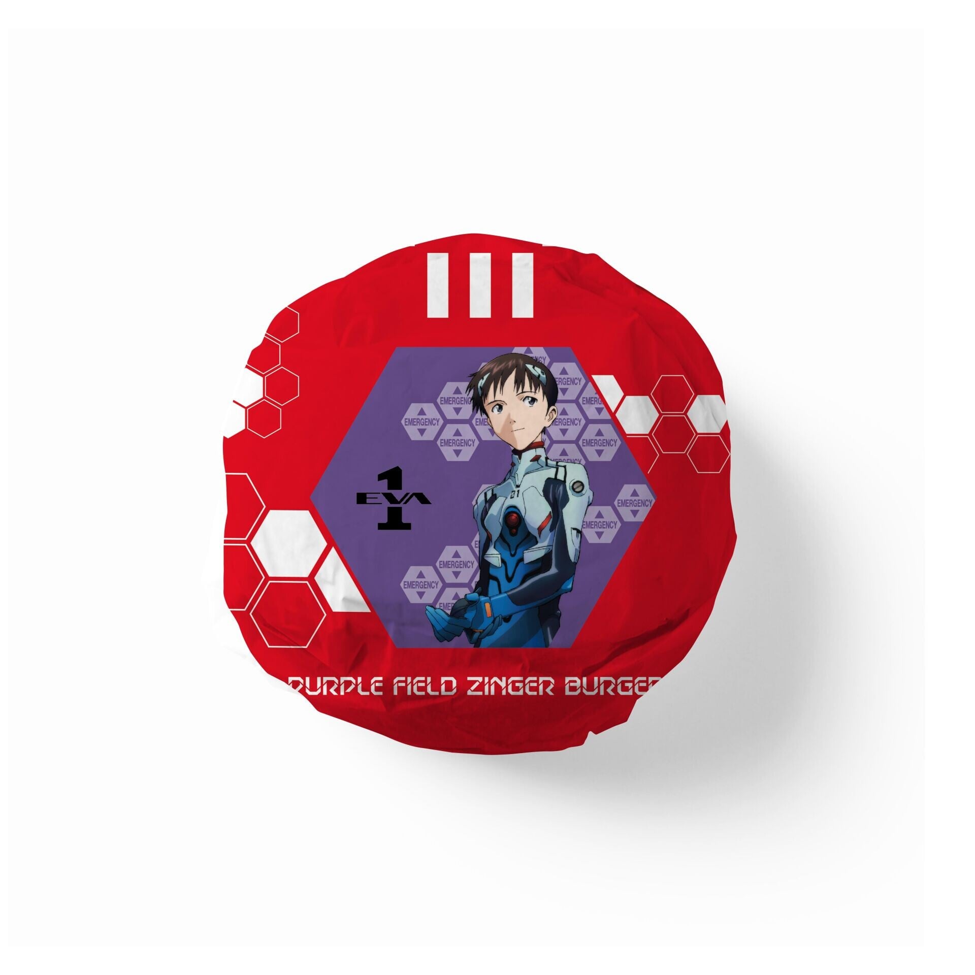 KFCxEVA Food Packaging Mockup BurgerWrapper Ver2