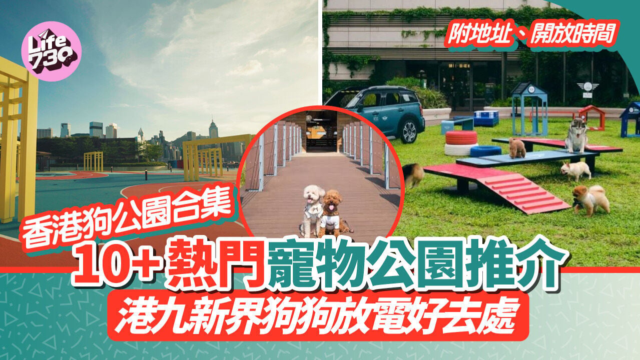 香港狗公園合集｜10+熱門寵物公園推介　港九新界狗狗放電好去處（附地址、開放時間）