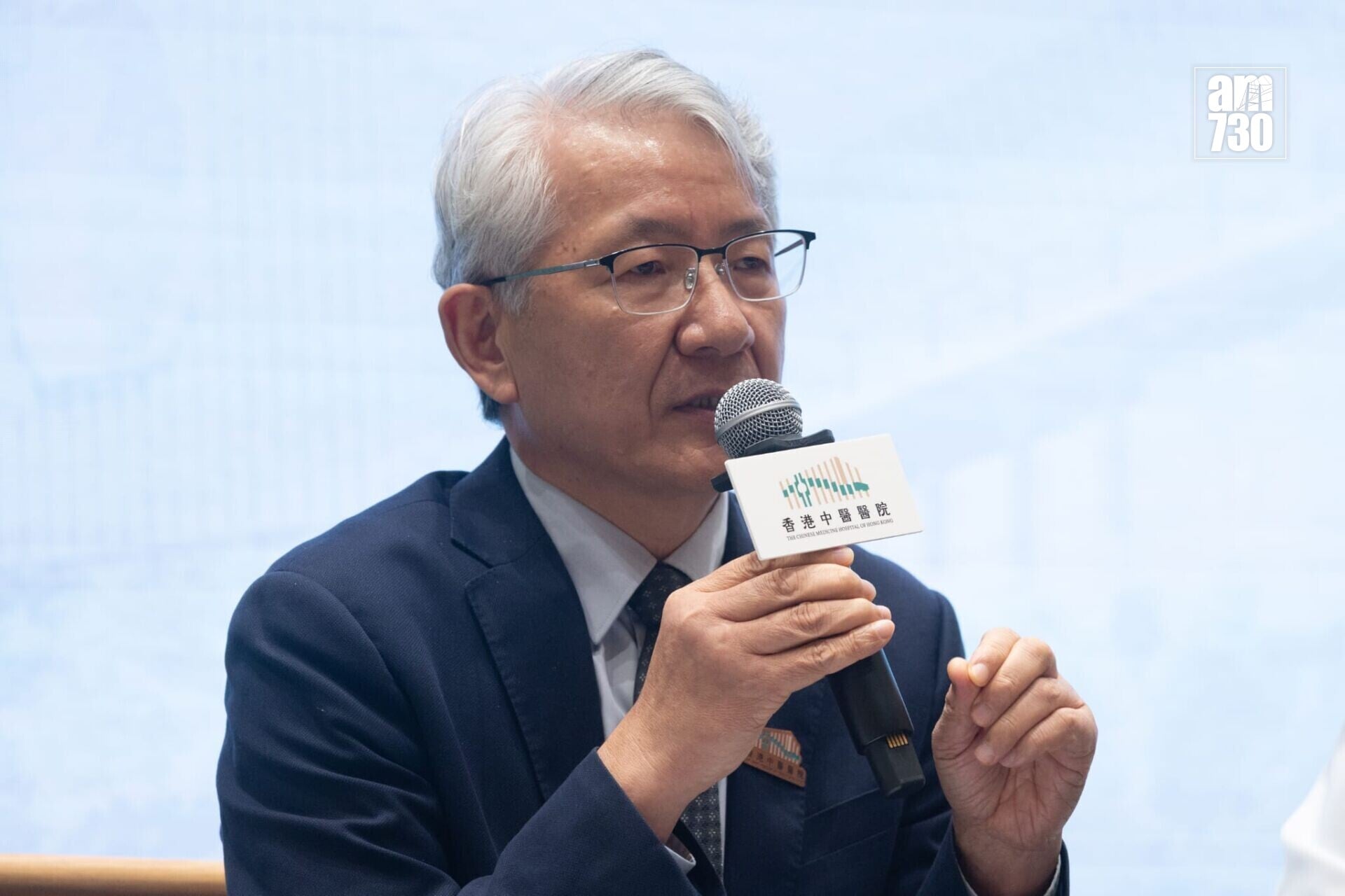 卞兆祥指未來因應需求增人手。院方計劃在開院首年提供12個專病項目。(蘇文傑攝)(蘇文傑攝)