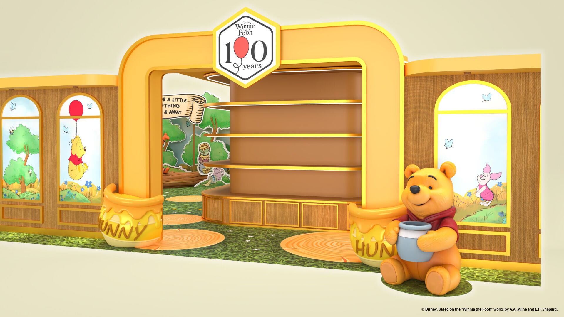 Winnie the Pooh Pop Up Store@FW 2