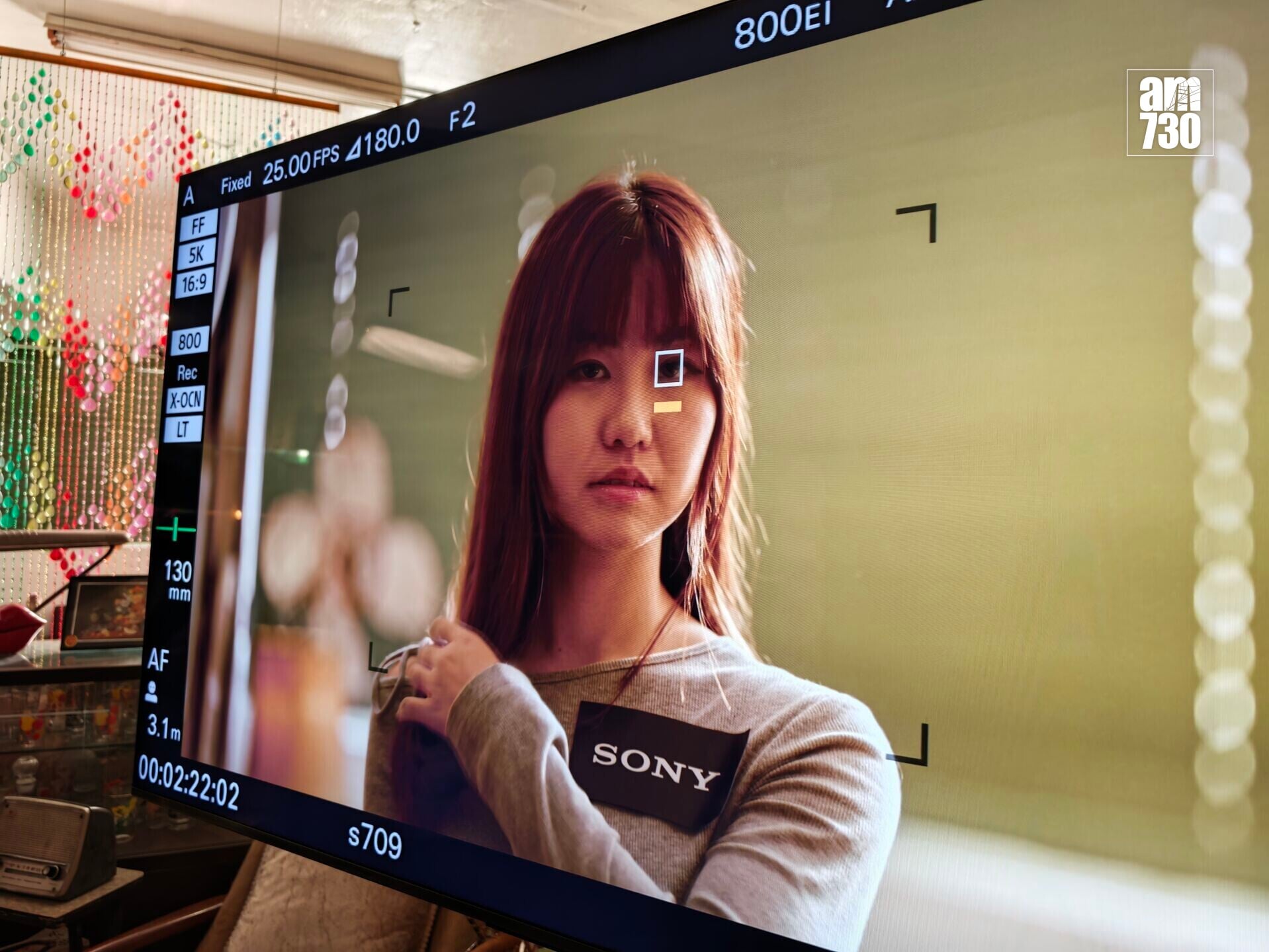 Sony FX5的BIONZ XR2影像處理引擎可精準進行AI人像對焦追蹤。