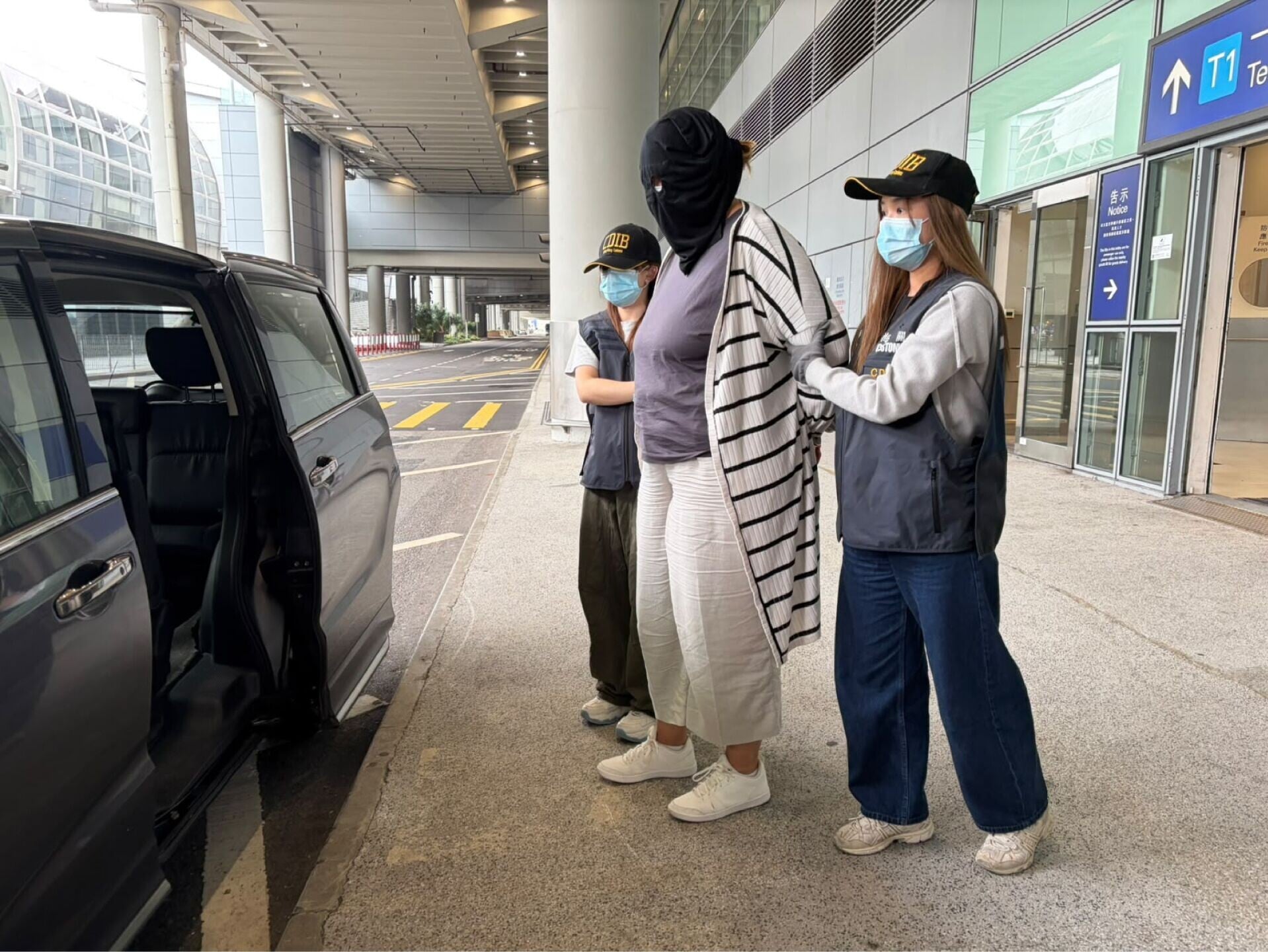 圖示案件中的被捕女子。(政府新聞處)
