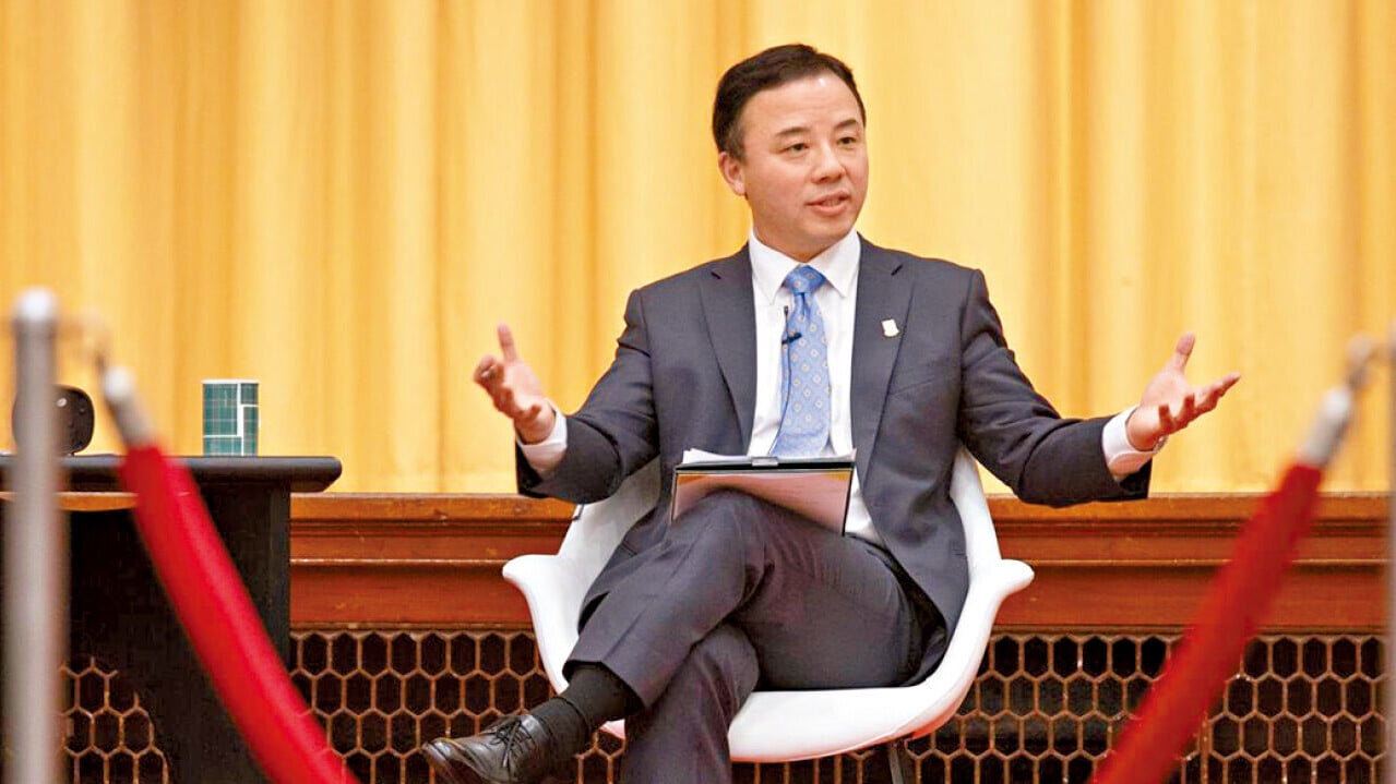 張翔宣布將於2028卸任港大校長一職。(資料圖片)