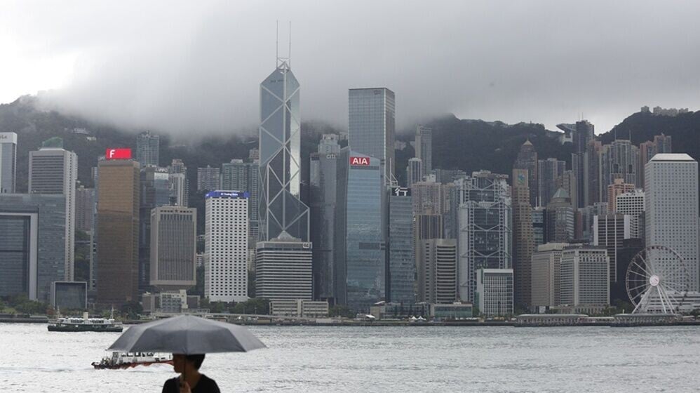 雷暴警告生效，未來數小時廣泛地區或大雨影響。(資料圖片)