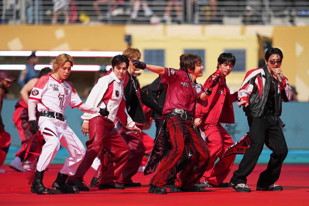 BTS在2026世界盃決賽中場演出。
