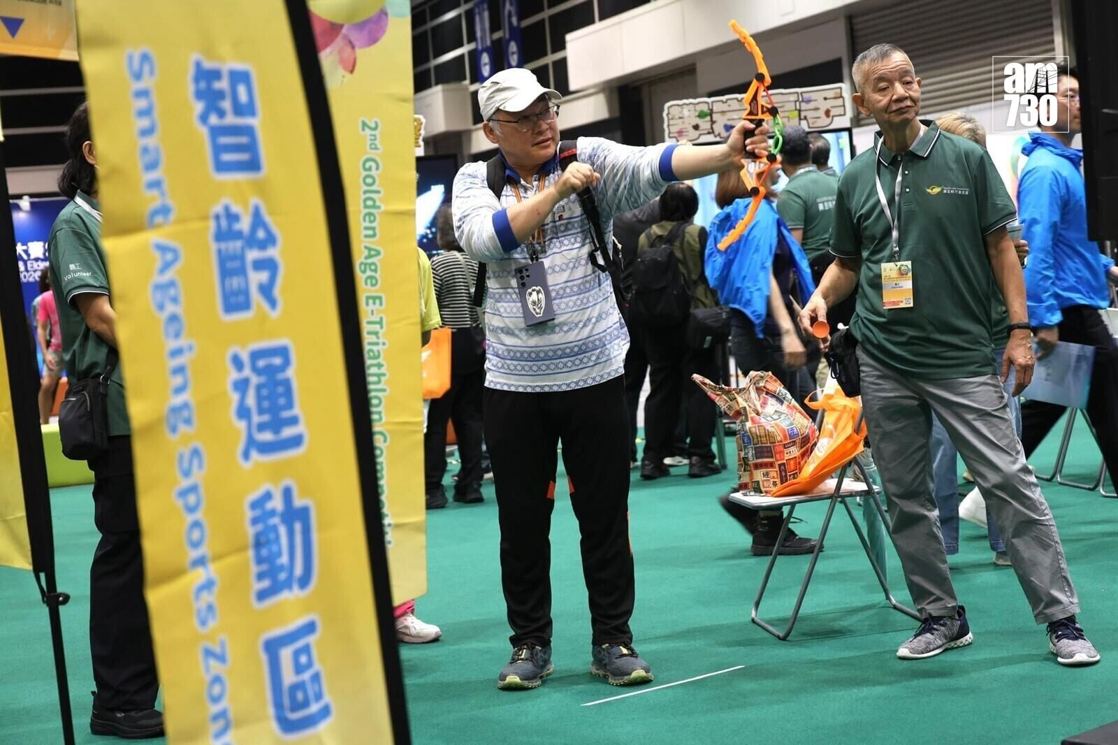 黃金時代基金會主辦的「黃金時代展覽暨高峰會」今日於灣仔會展開幕(周令知攝)