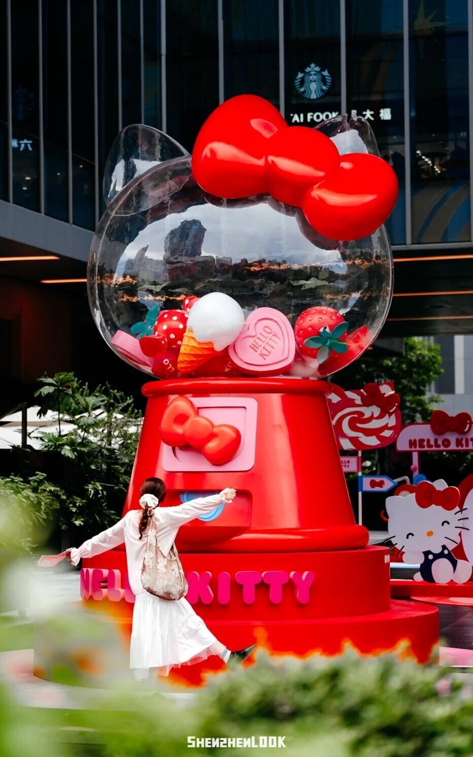 🎀深圳Hello Kitty痛城!8.8米巨型Kitty超甜 6 ShenzhenLOOK 來自小紅書網頁版