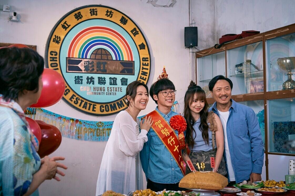 斌哥一家四口合照