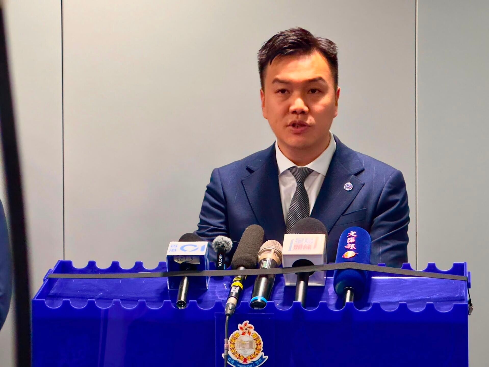 網絡安全及科技罪案調查科科技罪案組高級督察盧震綱。