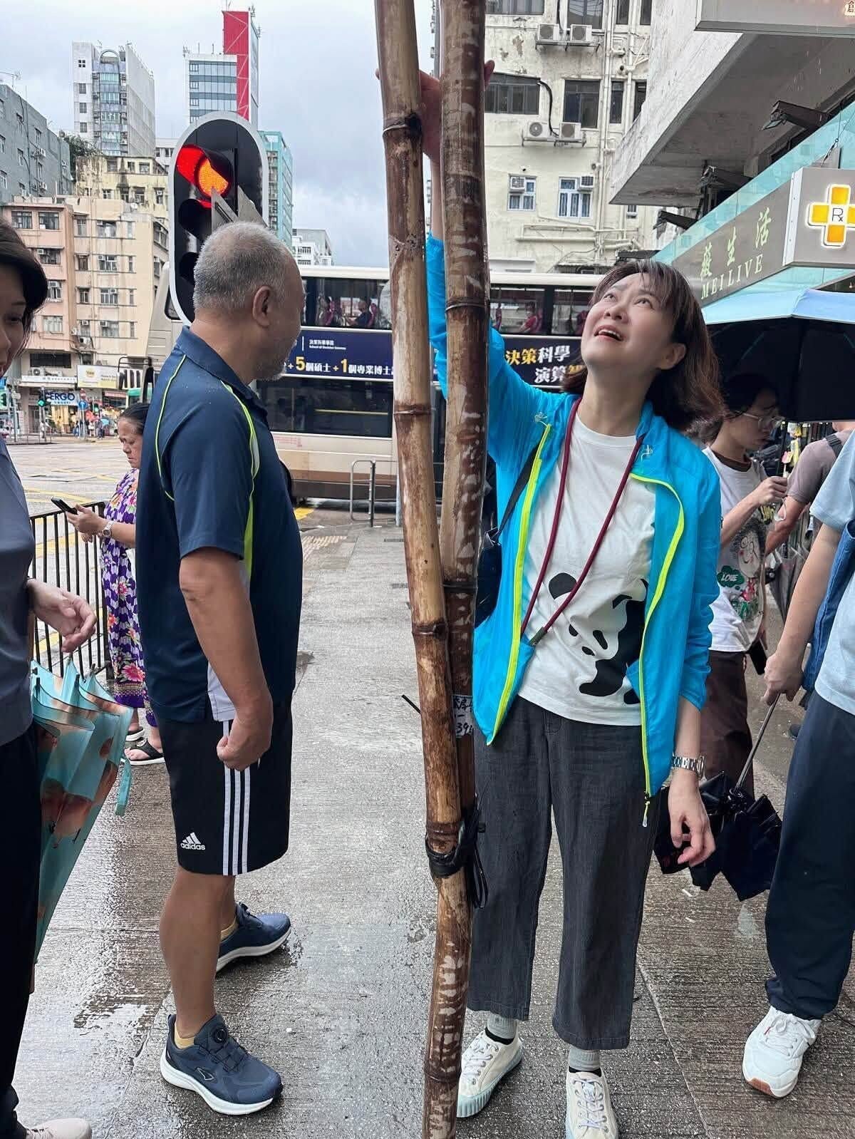 鄧銘心颱風後落區
