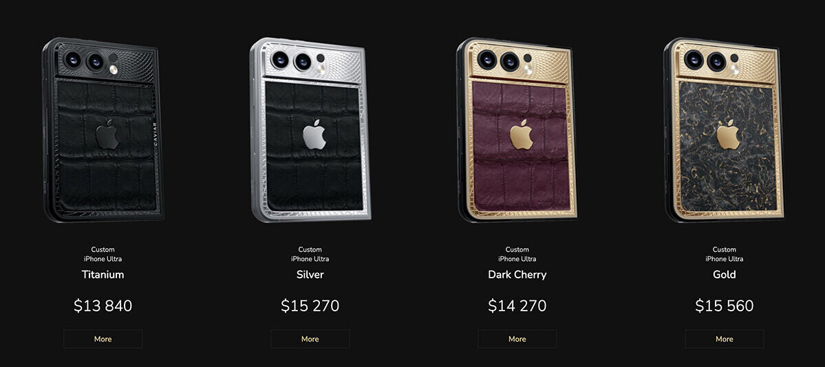 網頁亦列出疑似 iPhone Ultra 規格,包括 7.8 吋主屏、5.3 吋外屏,摺合後不到 9mm 厚度、採用 A20 Pro 晶片,機背雙 48MP 鏡頭及 5,800mAh 電池等