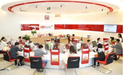 HDBank 位於胡志明市的一間分行。