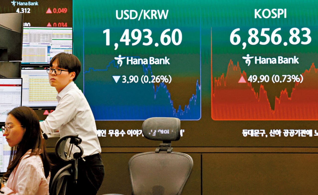 韓國財政部表示，澄清無意用平準基金救市。(路透社)