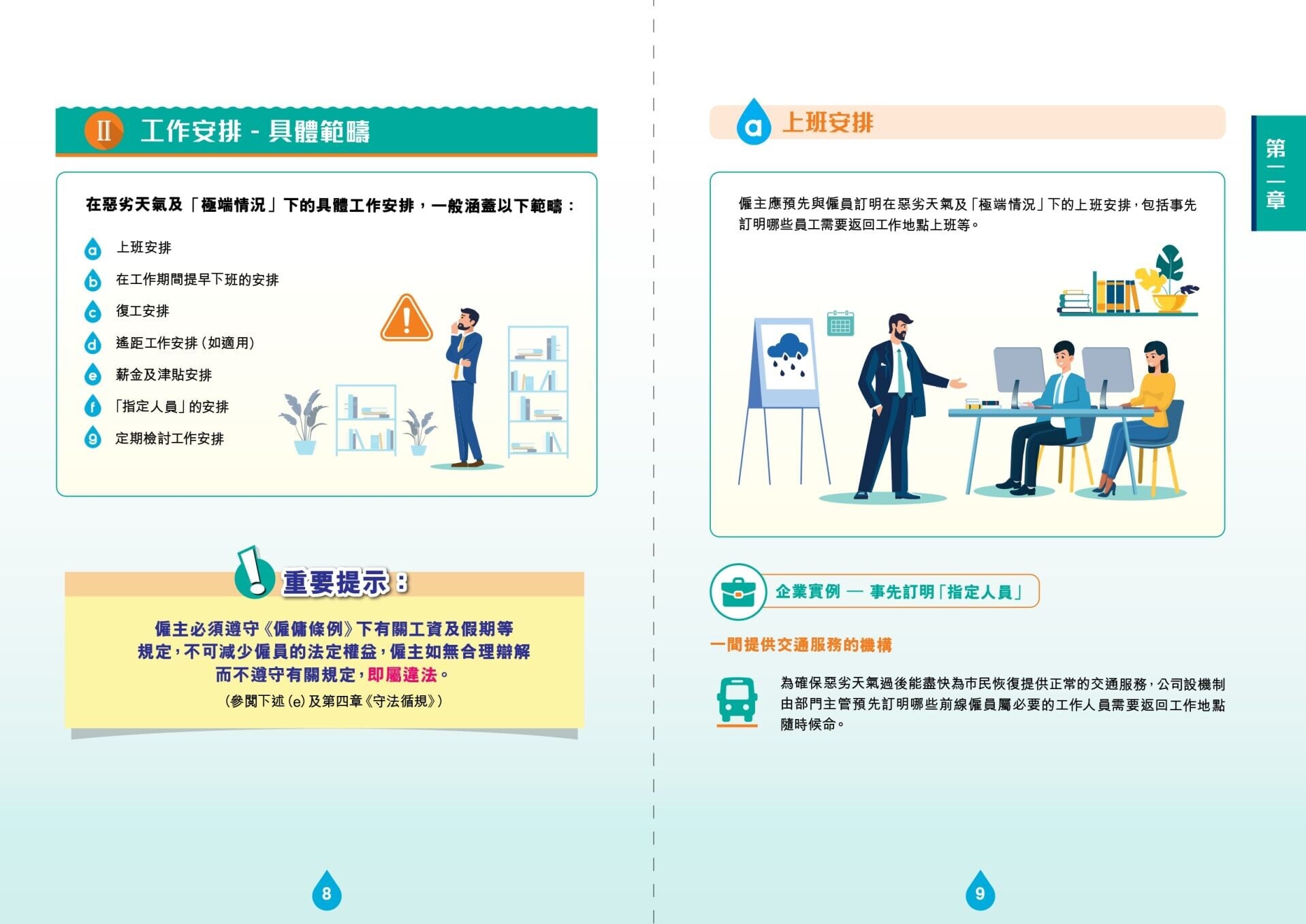 打風|8號風球、9號風球、十號風球、紅雨、黑雨等惡劣天氣及極端情況下工作守則(勞工處)