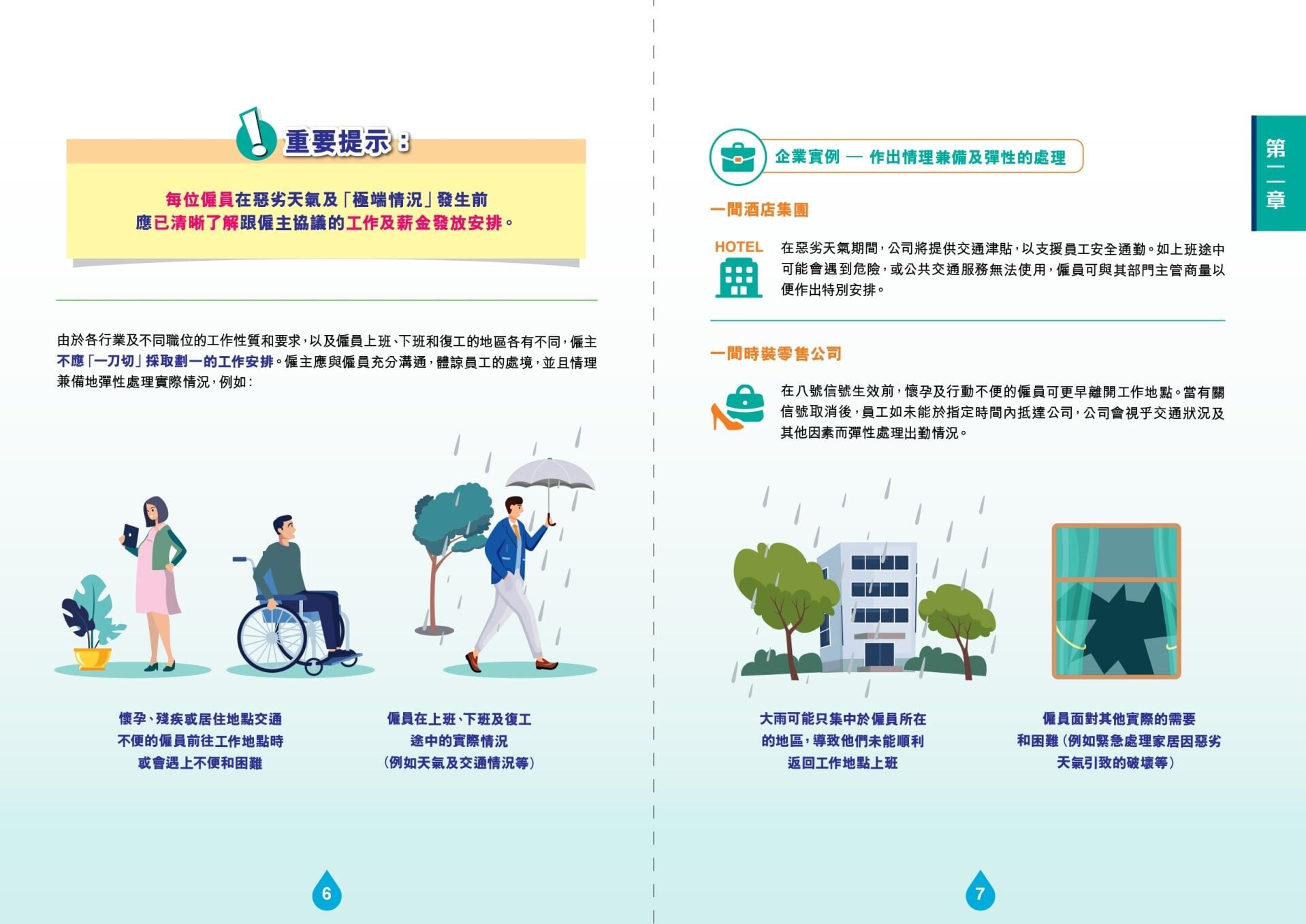 打風|8號風球、9號風球、十號風球、紅雨、黑雨等惡劣天氣及極端情況下工作守則(勞工處)