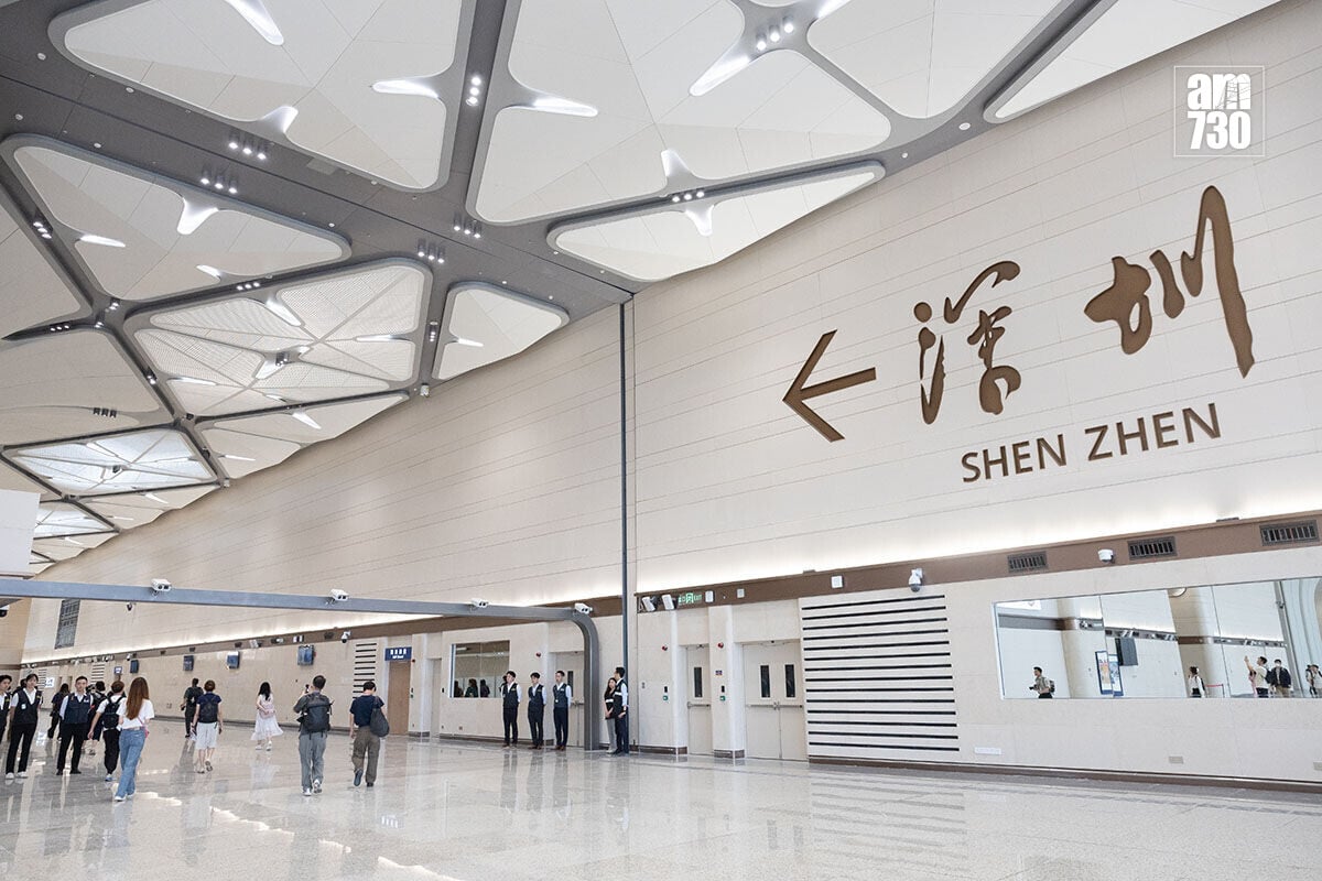 新皇崗口岸港方口岸區8月初的情況。(資料圖片/蘇文傑攝)
