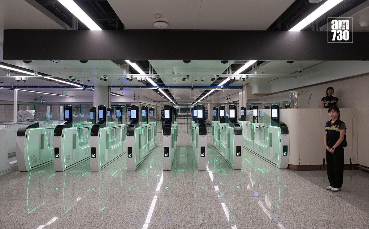 新皇崗口岸港方口岸區8月初的情況。(資料圖片/蘇文傑攝)