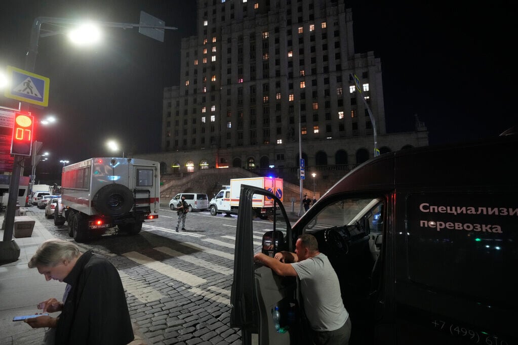 俄羅斯首都莫斯科意大利餐廳Balzi Rossi8月1日發生爆炸,至少造成3人死亡、21人受傷(AP)
