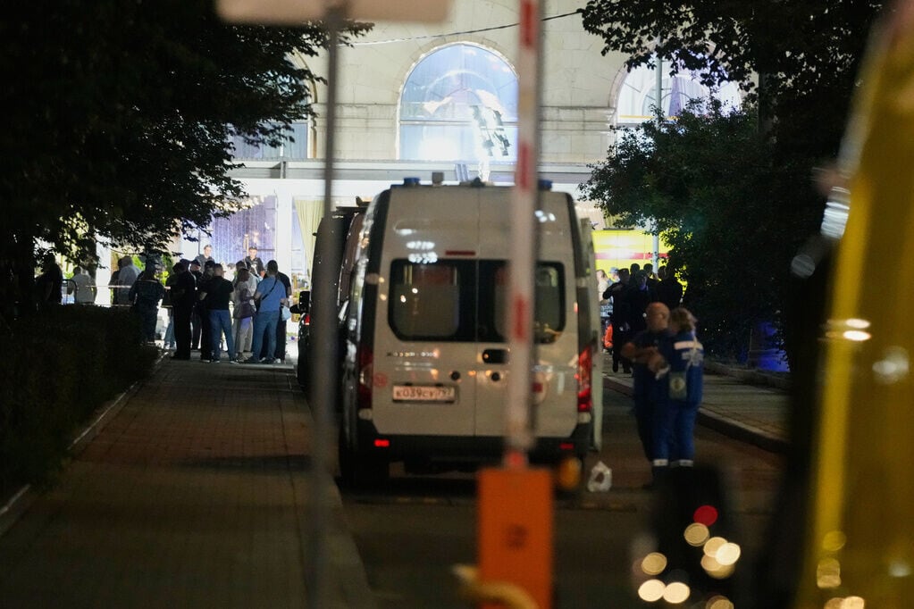 俄羅斯首都莫斯科意大利餐廳Balzi Rossi8月1日發生爆炸,至少造成3人死亡、21人受傷(AP)