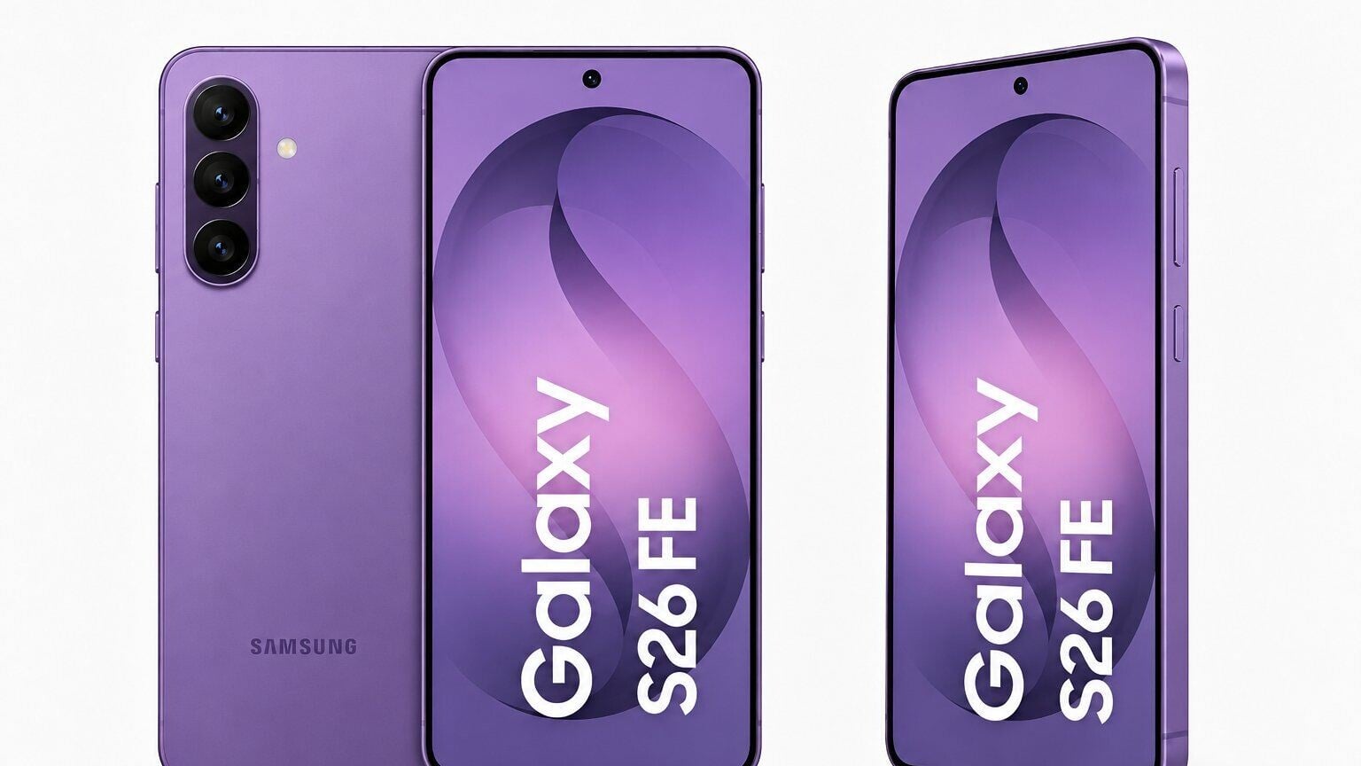 Samsung Galaxy S26 FE 輕旗艦直屏手機最快 9 月現身！傳配 Exynos 晶片、45W 充電，同期新品或有這款？（網上效果圖）