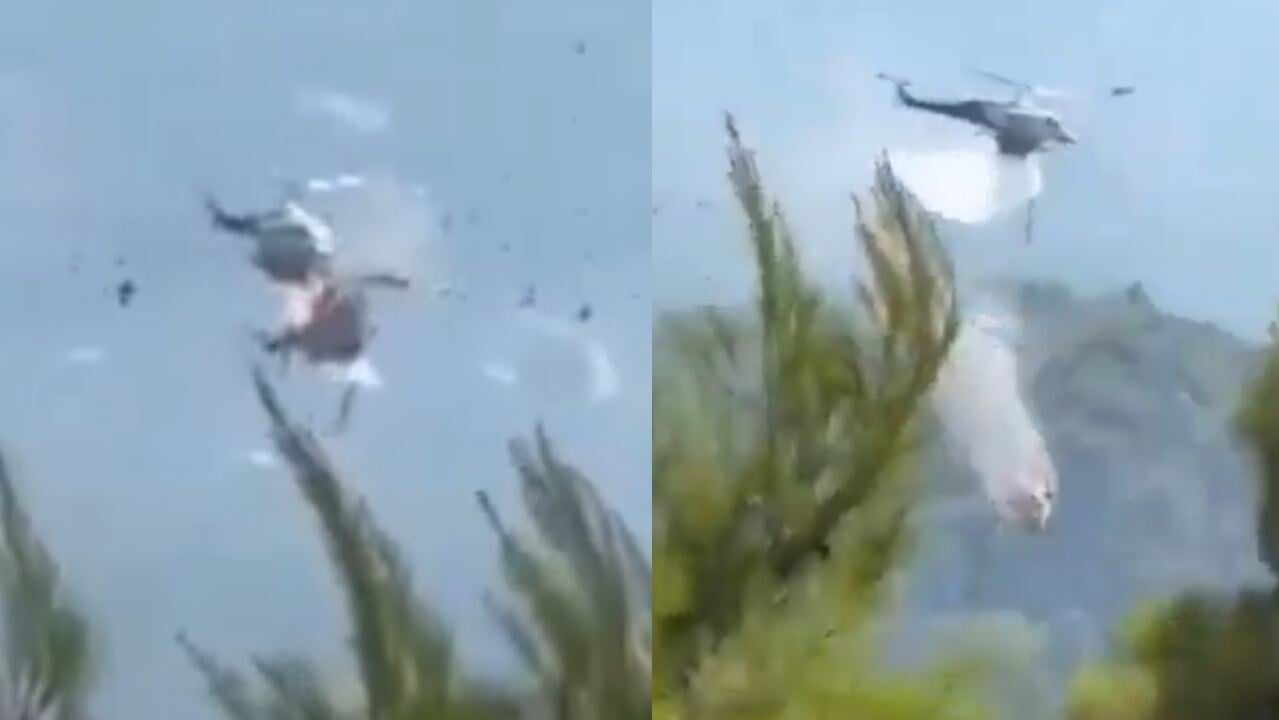 歐洲山火｜希臘兩直升機空中相撞釀2死