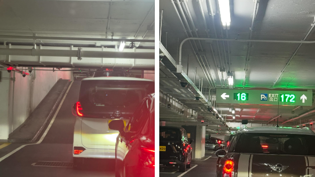 太古城中心停車場昨晚塞車(Threads)