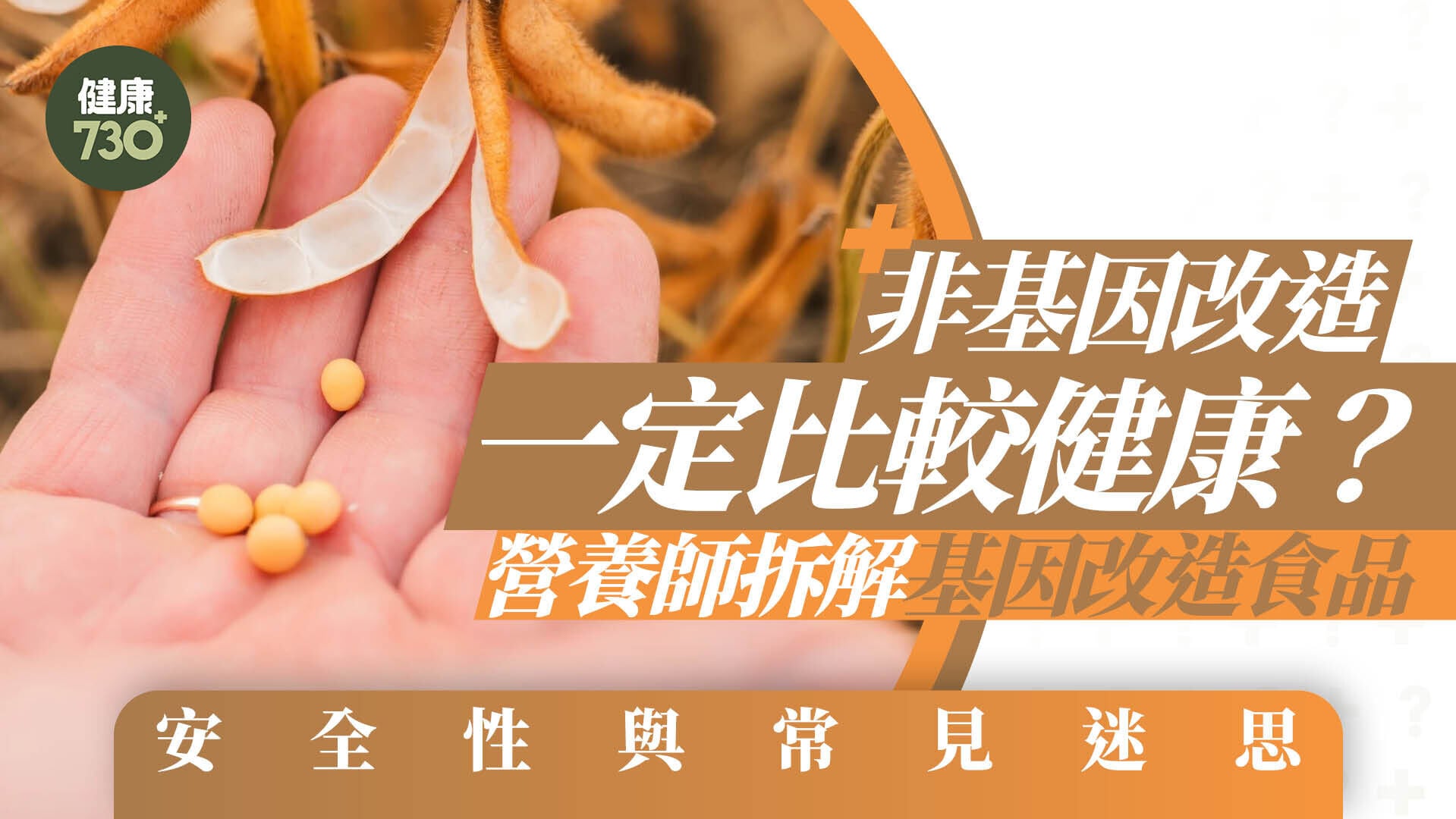 非基因改造一定比較健康？營養師拆解基因改造食品安全性與常見迷思