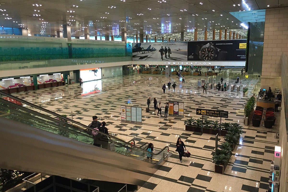 新加坡樟宜機場。(Unsplash圖片)