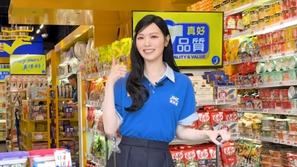 馮盈盈擔任真好城「一日店長」(JHC FB影片截圖)