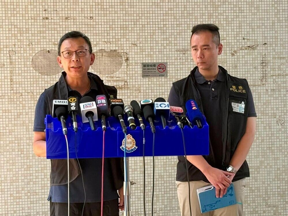 警方下午交代案情。