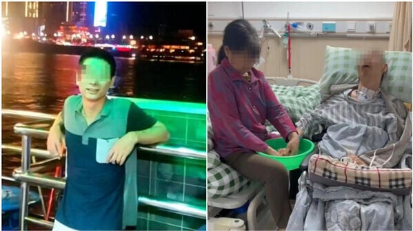 外賣員李男被楊男砍頸大出血致植物人。（圖／翻攝紅星新聞）