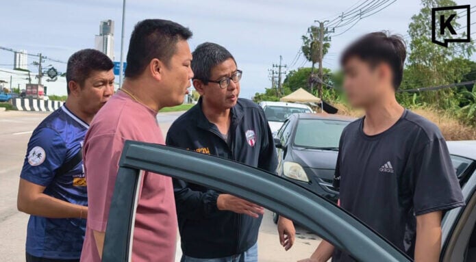 泰國男子事後在家人陪同下向警方自首
