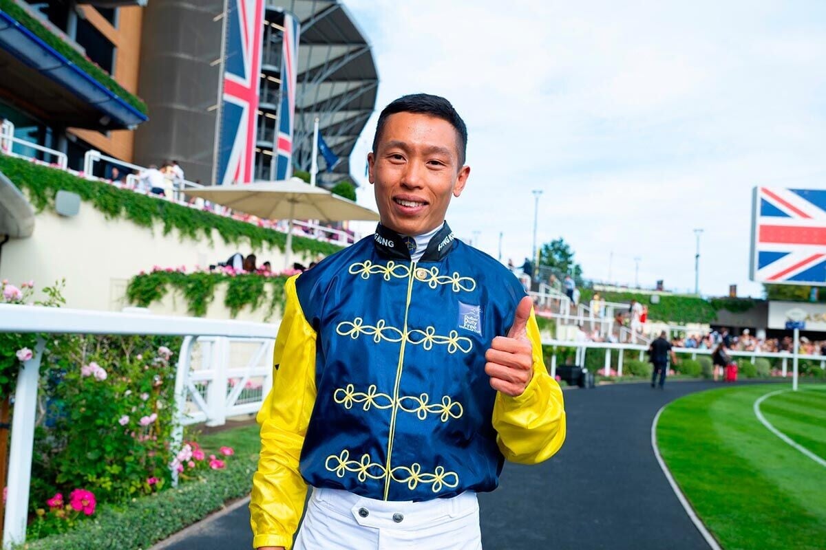何澤堯首次以香港隊隊長身份參加識價盃。(馬會提供)