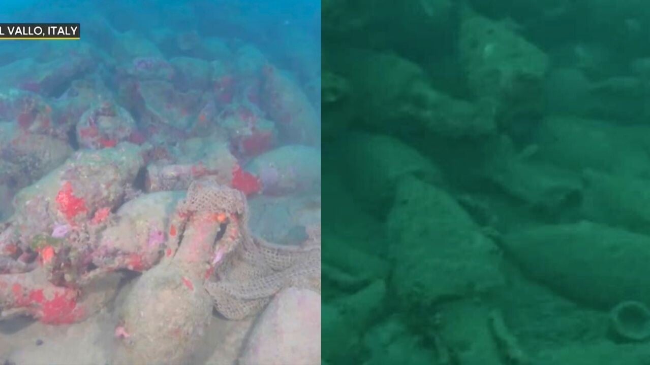 意大利西西里島海底發現2100年前古羅馬沉船 藏幾百個雙耳陶罐