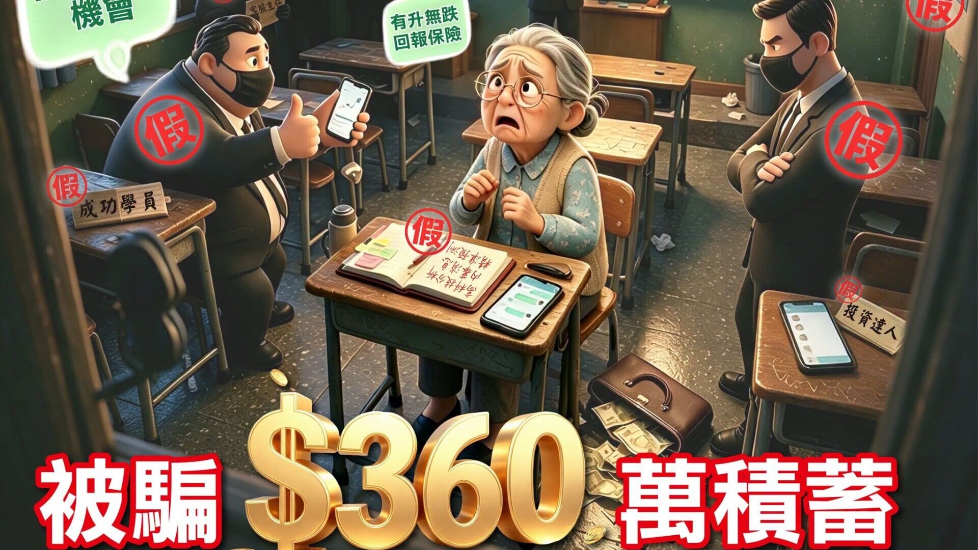 退休教師入假冒群組學投資　個半月被呃逾360萬元