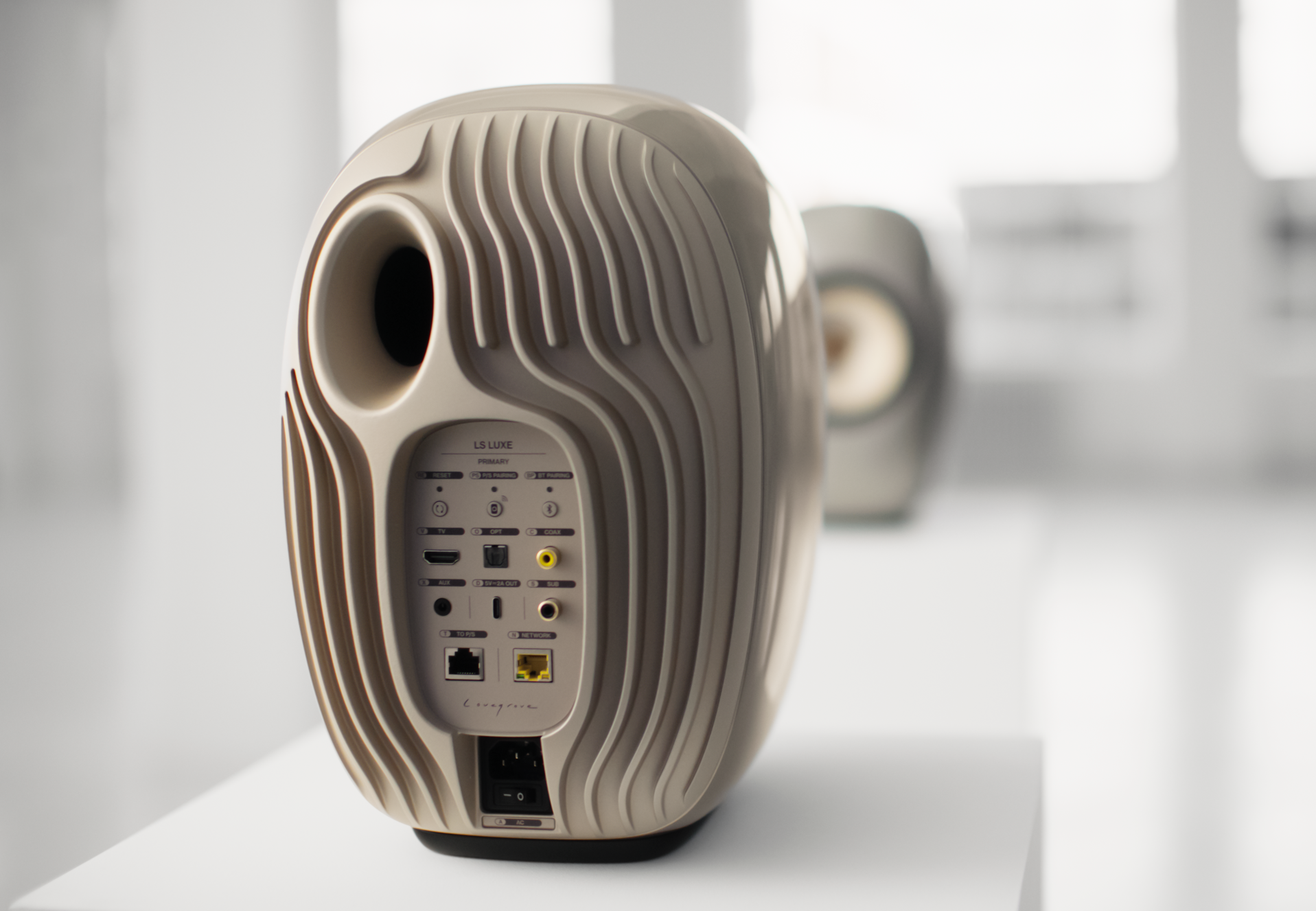 KEF LS LUXE支援各種有線及無線連接。