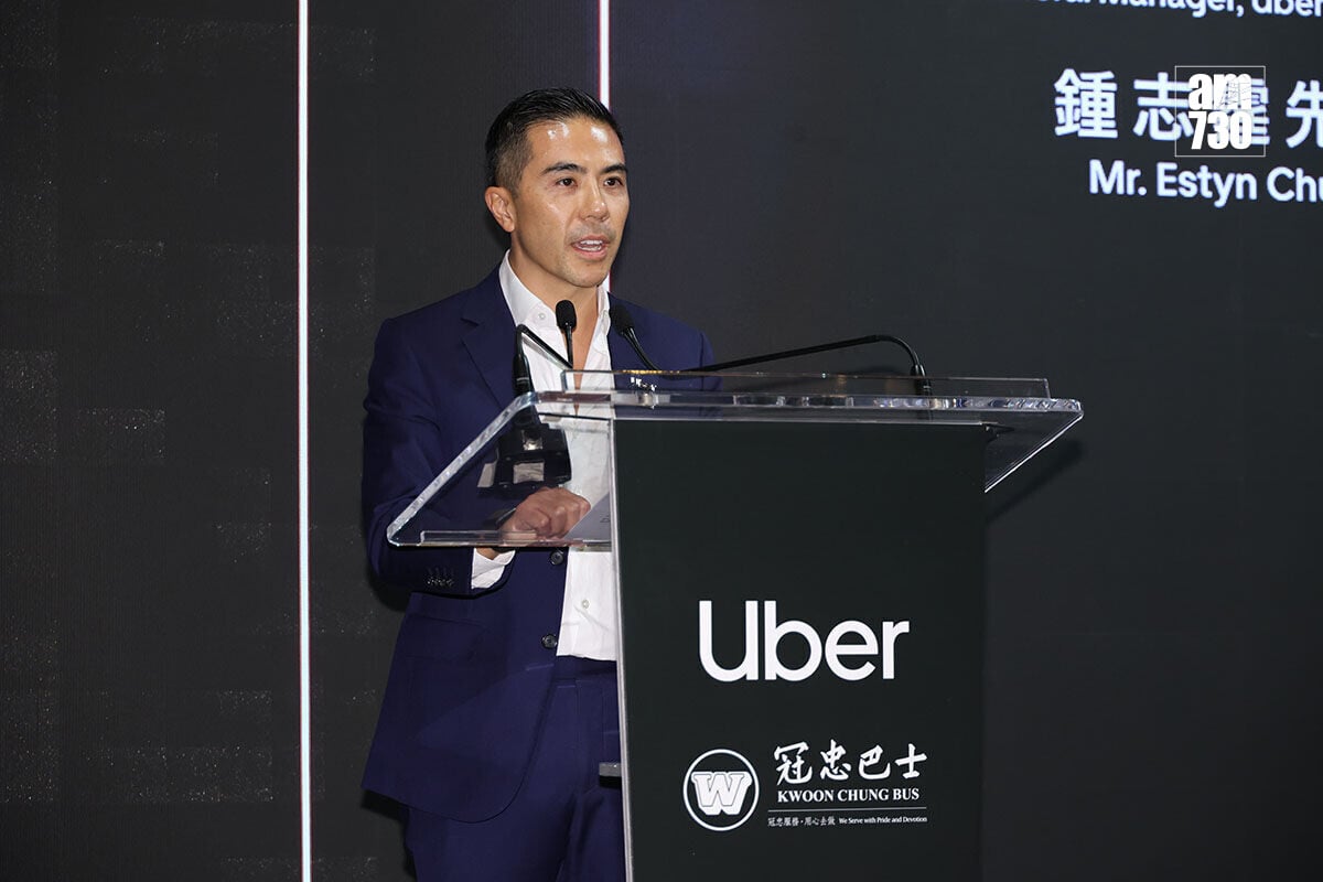 鍾志霆認為,Uber Elite可滿足更高端的服務需求。(羅錦鴻攝)