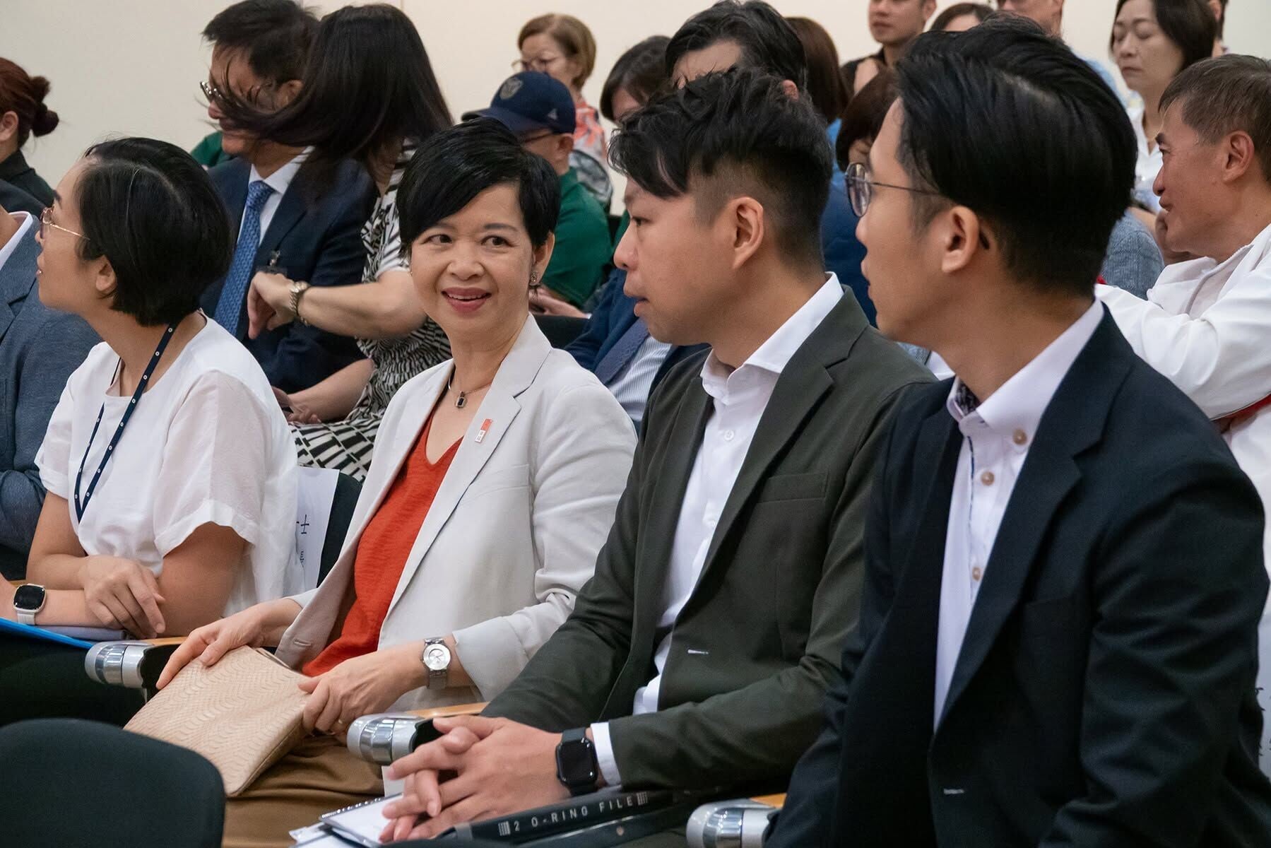 何永賢出席「簡樸房制度推展經驗分享會」。(何永賢FB圖片)
