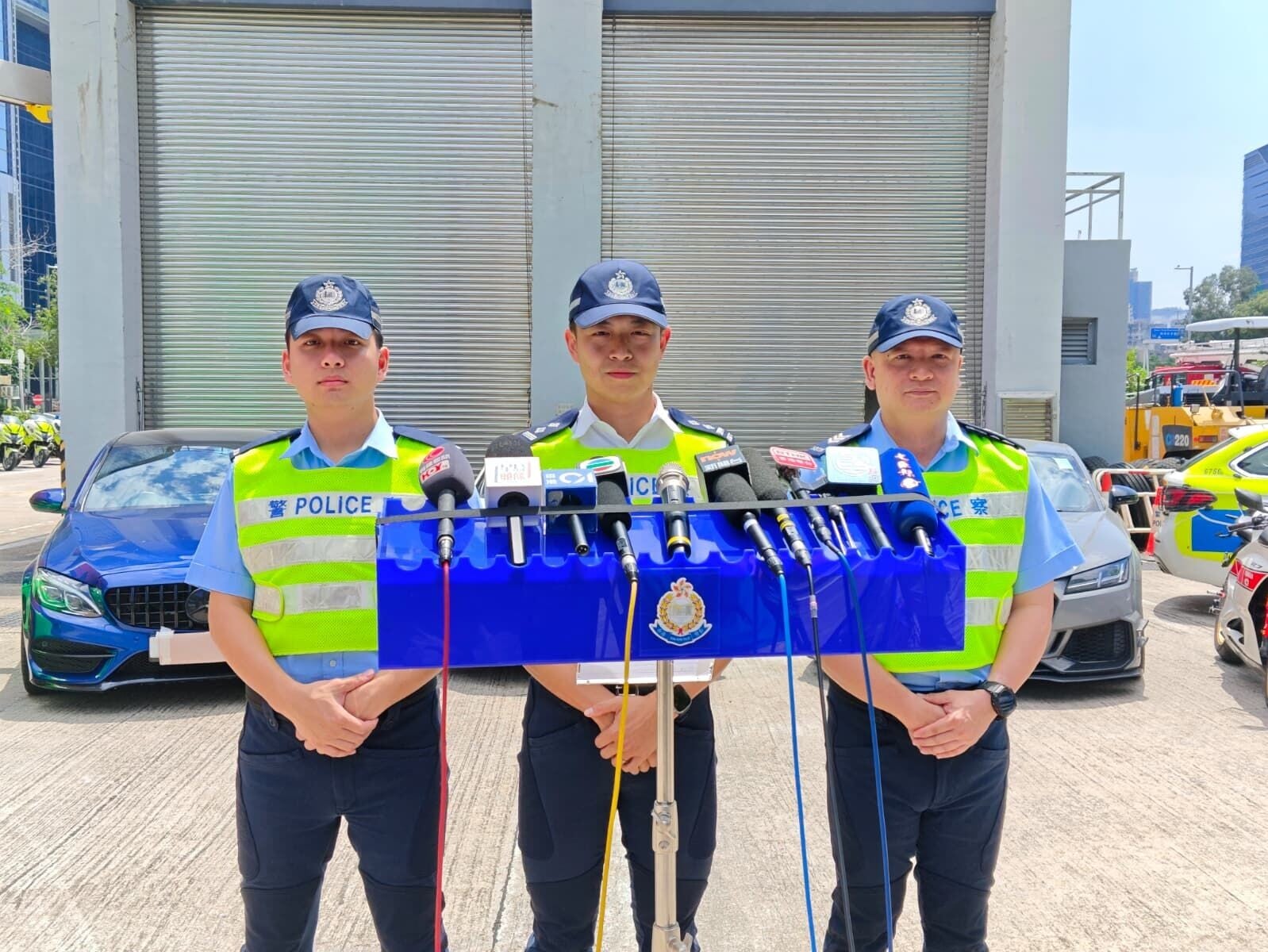 警方首次運用無人機,於觀塘打擊危險駕駛