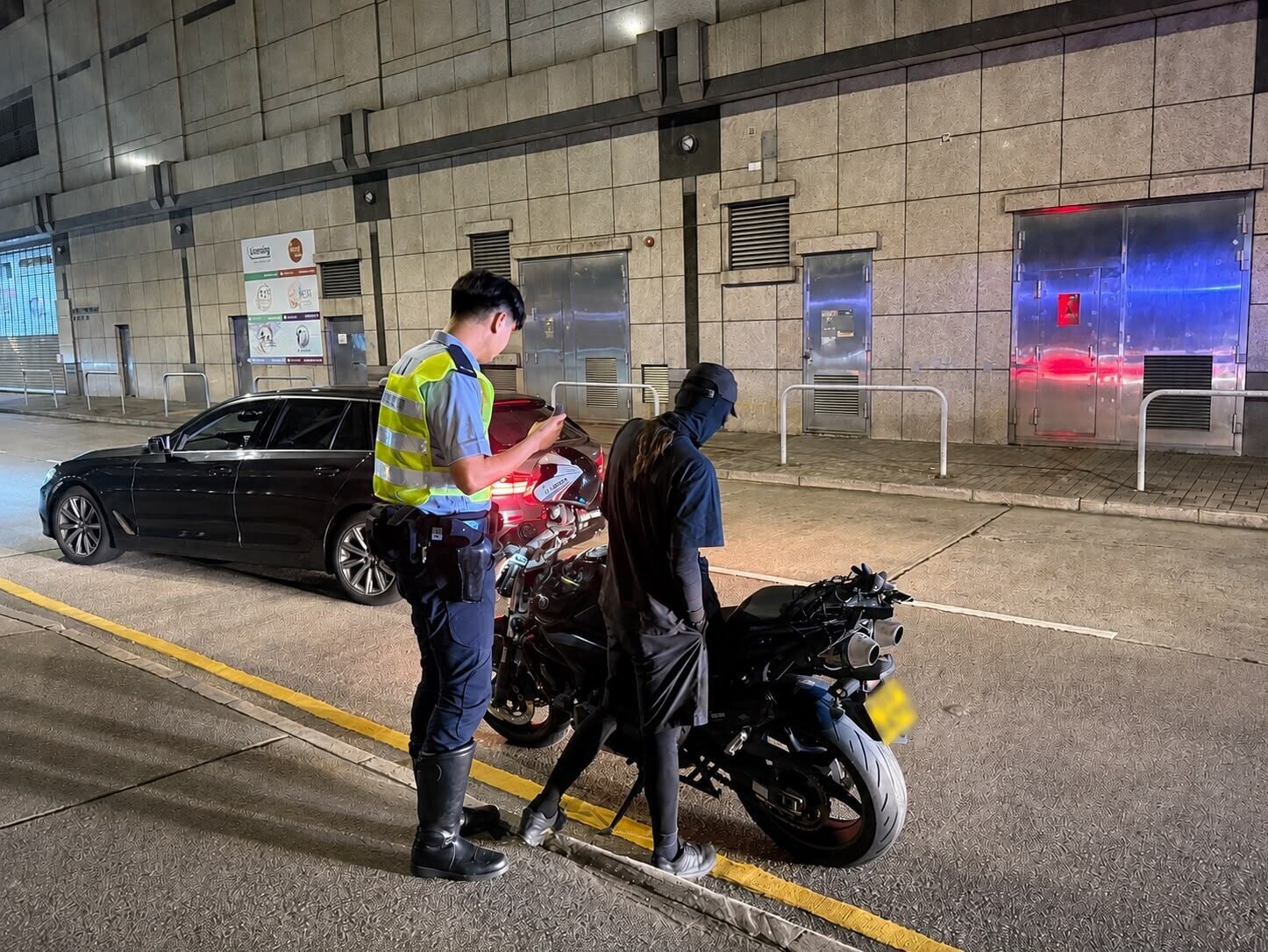 警方首次運用無人機,於觀塘打擊危險駕駛