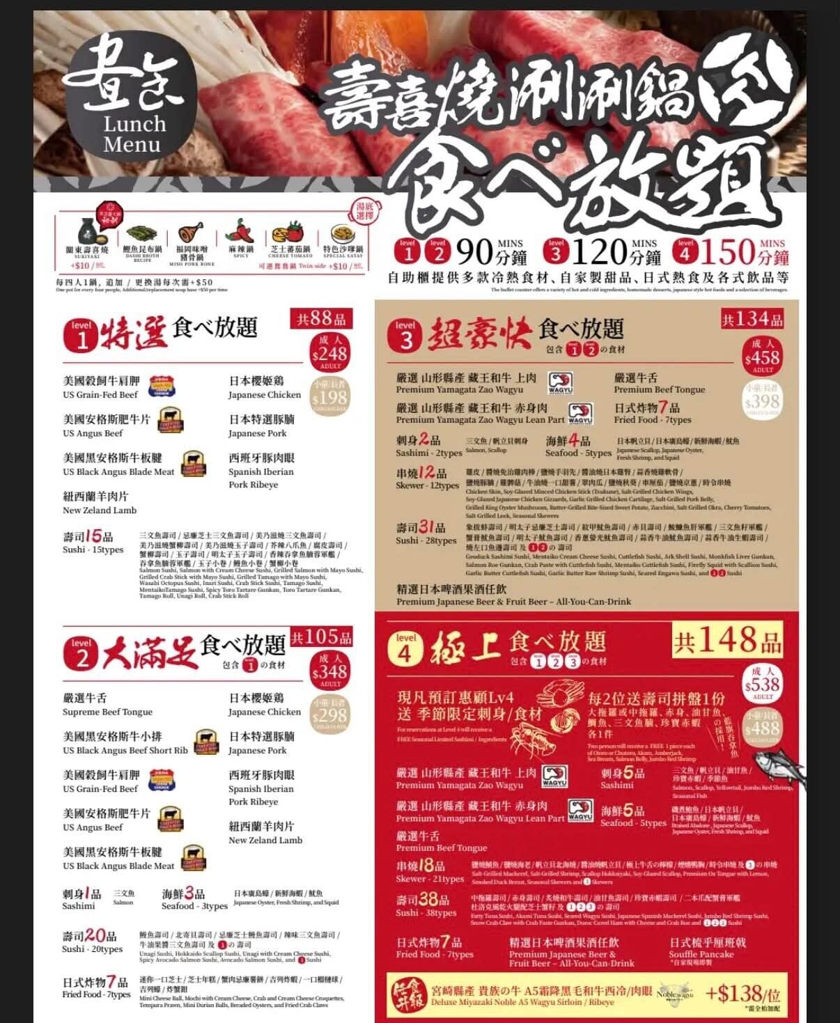 銅鑼灣的日式壽喜燒餐廳「Nikusa肉佐」被指未夠鐘趕客走(Threads)