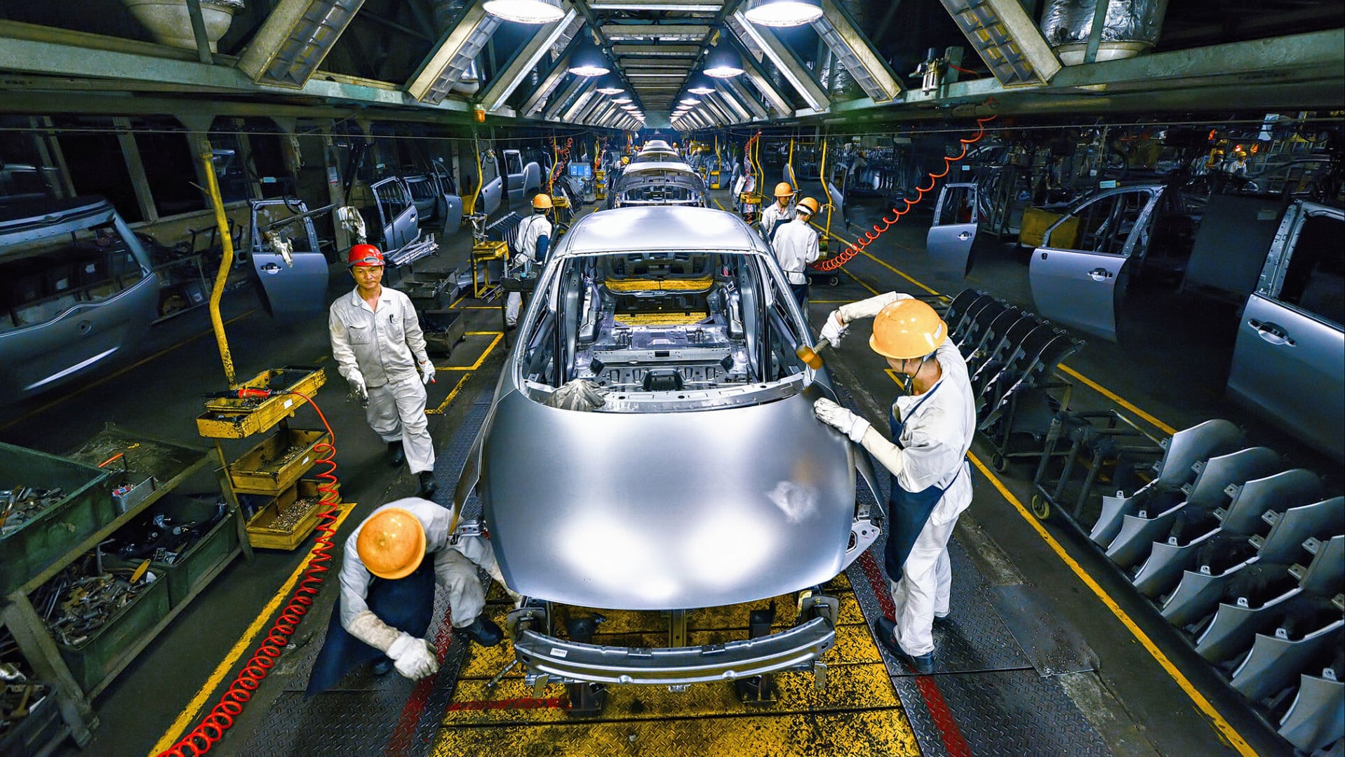 中國乘聯分會數據顯示，7月全國乘用車零售量146.1萬輛，按年跌20.9%。(資料圖片/中通社)